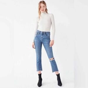 BDG URBAN OUTFITTERS | Kick Flare High Rise Cropped Jeans | 27